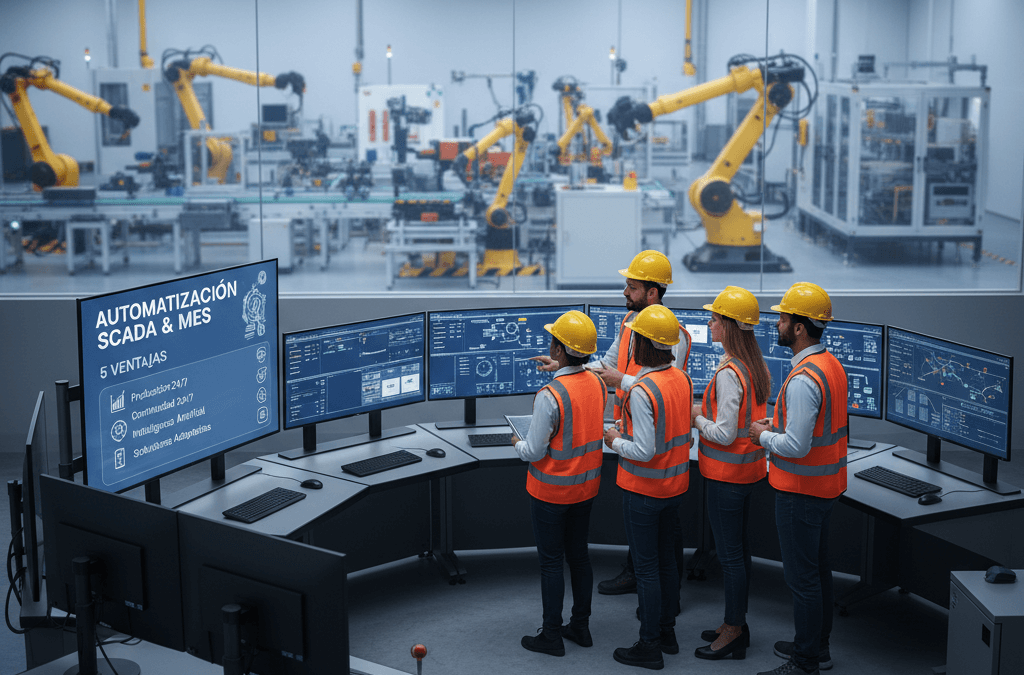 Automatización de procesos con SCADA y MES, 5 razones – Esencial